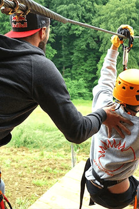 Zipline čebelji let